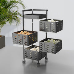 Cheston kitchen trolley - mobile kitchen storage rack