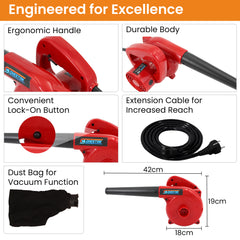 Cheston leaf blower - powerful wind for drying surfaces