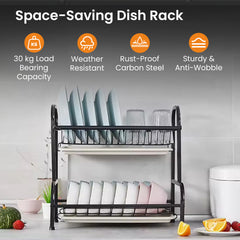 Cheston Dish Rack with Drainboard - Prevent bacterial growth in the kitchen