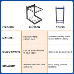 Cheston adjustable pot lid holder - kitchen organization tool