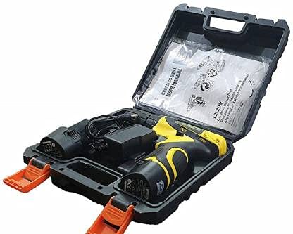 Cheston 10 mm Dual Speed Keyless Chuck 12V Cordless Drill/Screwdriver with, LED Torch Variable Speed. rpm= 0-350, 1350