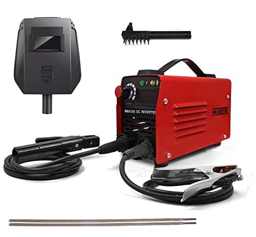 Cheston 200A Portable Inverter ARC/MMA Compact Welding Machine with IGBT | with Accessories Mask (Welding Machine)