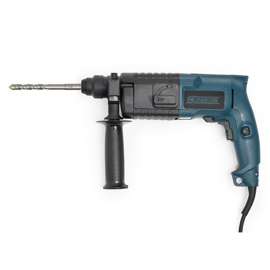 Cheston Rotary Hammer Reversible Drill Machine 20MM 500W with Drill Bits I 850RPM I 3 Functions with Vibration Control SDS-Chuck, Copper Armature I Heavy Duty use for Concrete, MetalI Comes in Carry Tool Box
