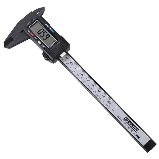 Cheston Digital Vernier Caliper | Durable Plastic Body | LCD Display | Battery Cell Included I 150mm/6Inch I Precision Measurement With Zero Calibration | Accuracy ± 0.02 mm / <0.001
