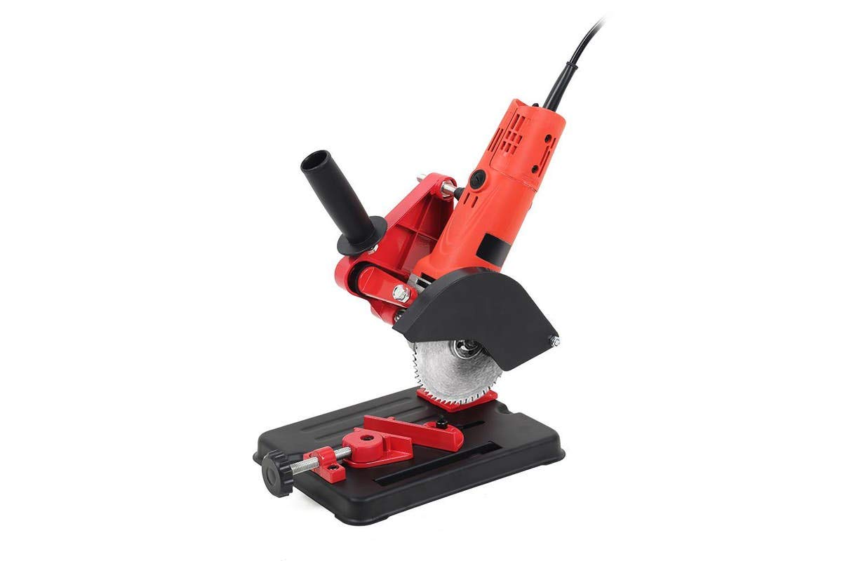 Cheston Angle Grinder Stand for 4/5 Inch (115mm/125mm) (Red)