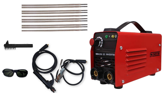 Cheston Inverter Welding Machine CH-WM-200 A (IGBT) with All Accessories Cable Set, Welding Goggles, 10 Welding Rods with All accessories