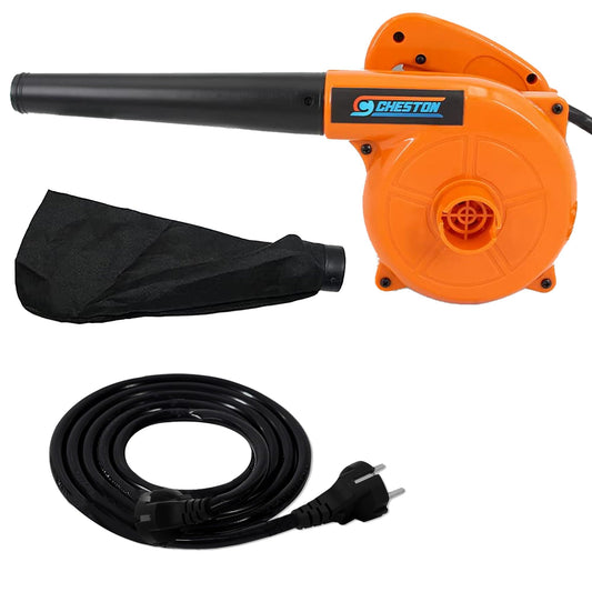 Cheston 600W Air Blower Orange + 5 Meter Extension 2 Pin Cord Capacity Upto 1000W