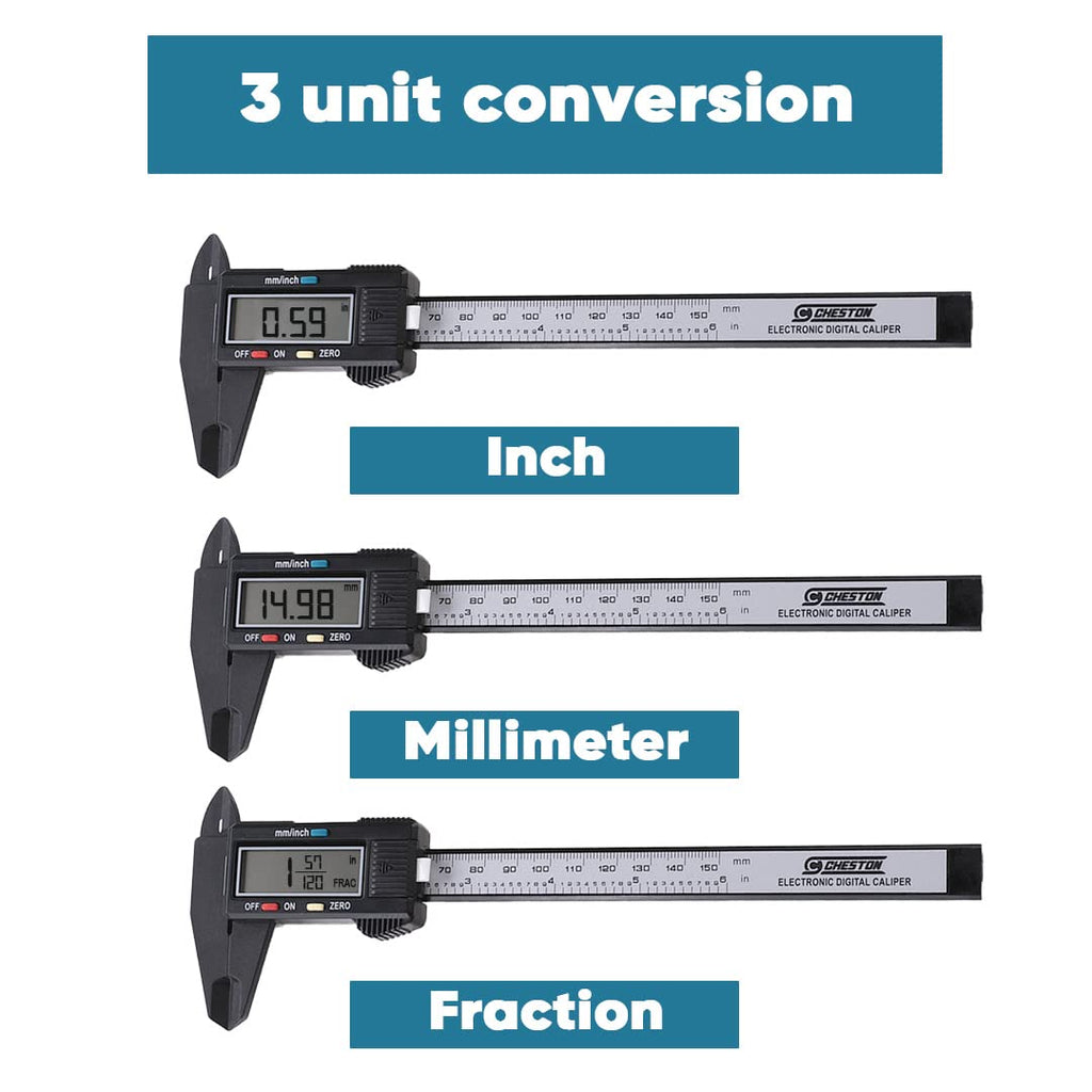 Cheston Digital Vernier Caliper | Durable & Rust Proof Stainless Steel ...