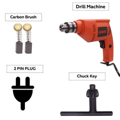 Cheston 10 mm Drill Machine Set 400W | Variable Speed & Reverse & Forward function | 10mm Chuck + 850W 4-Inch Angle Grinder for Polishing Cutting Grinding Works on Metal Wood Wall