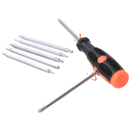 Cheston Screwdriver/Ratchet Set | Interchangeable Bars blades 14pc Screwdriver for Home Long Blades Repair Compact Kit for Fixing Electronics, Laptops, Machines PC | Multipurpose Hand Tool Kit
