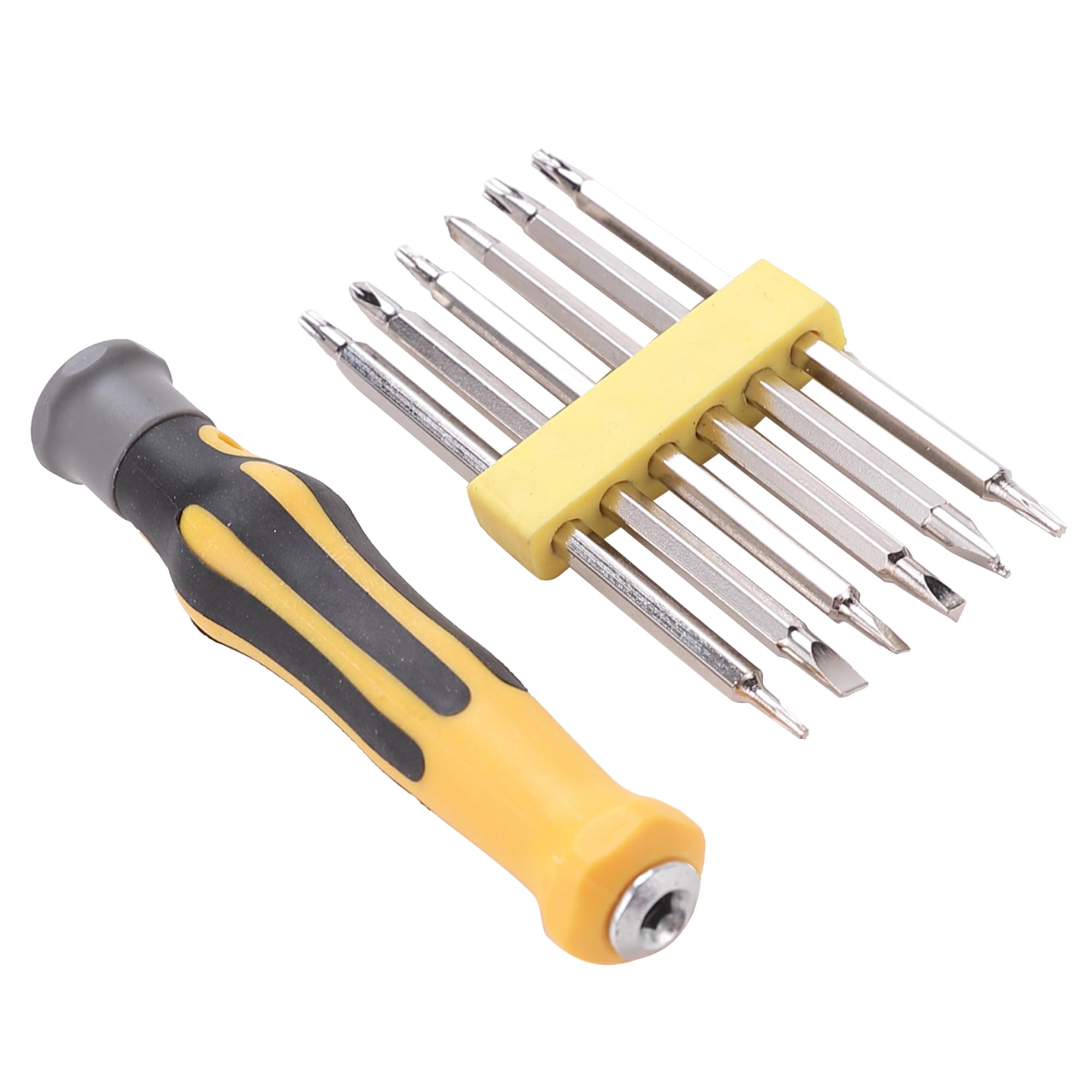 Cheston 12-in-1 Screwdriver Set | Interchangeable Bars blades 12pc Screwdriver for Home Long Blades Repair Compact Kit for Fixing Electronics, Laptops, Machines PC | Multipurpose Hand Tool Kit