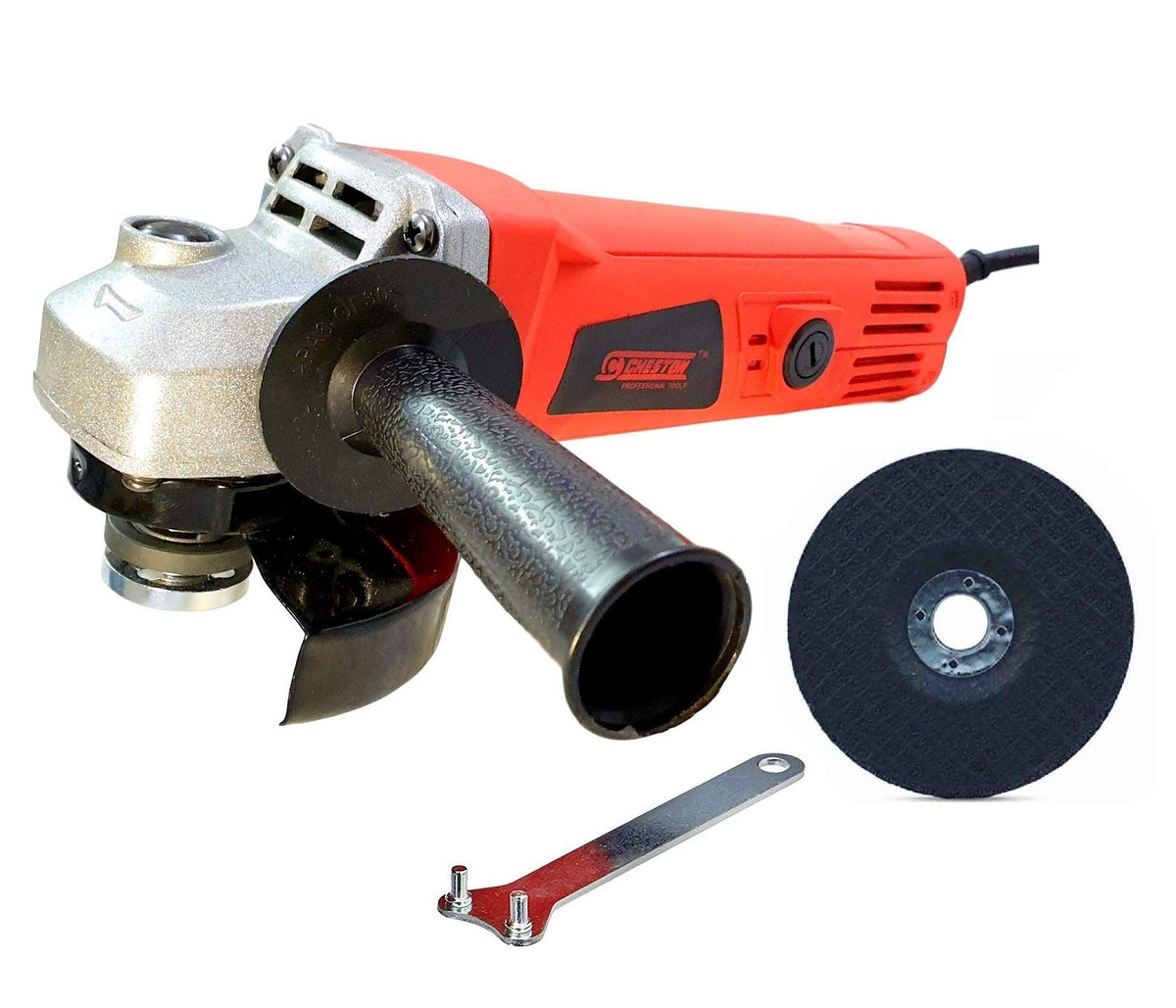 Cheston Angle Grinder for Grinding, Cutting, Polishing with 4 inch (100mm) Grinding Wheel