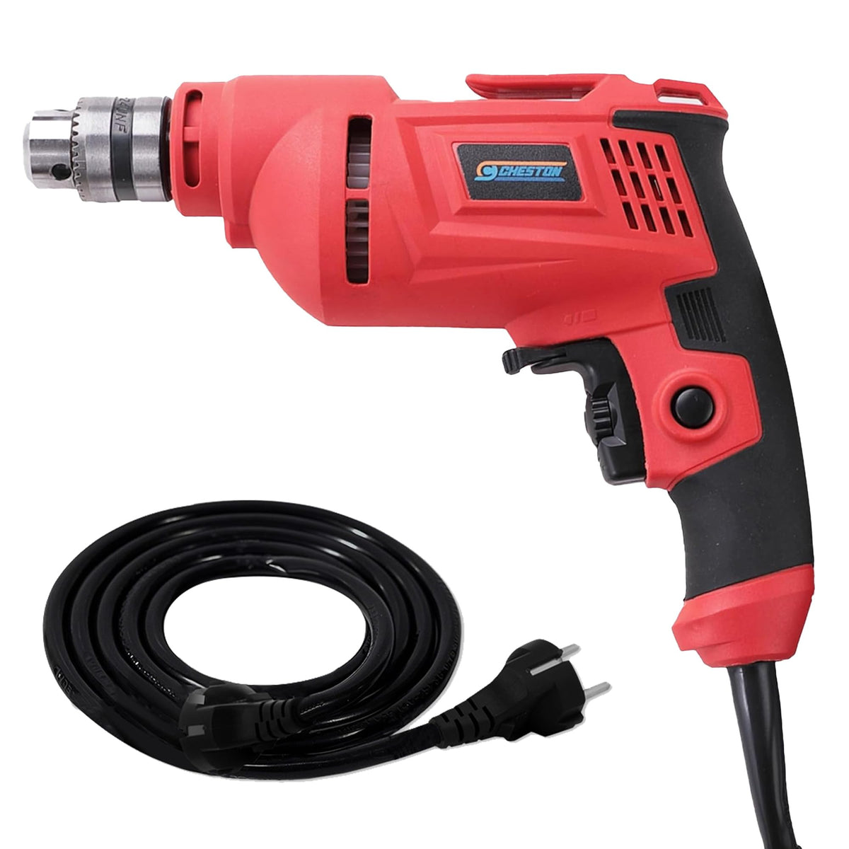 Cheston10mm corded Drill Machine + 5 Meter Extension 2 Pin Cord Capacity Upto 1000W