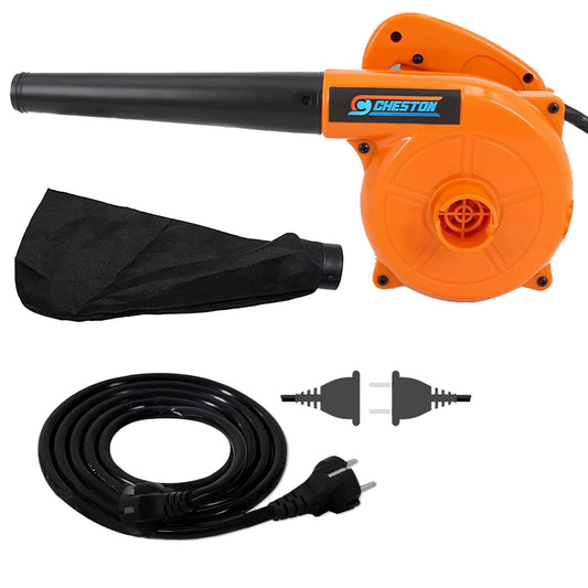 Cheston 600W Air Blower Orange + 5 Meter Extension 2 Pin Cord Capacity Upto 1000W