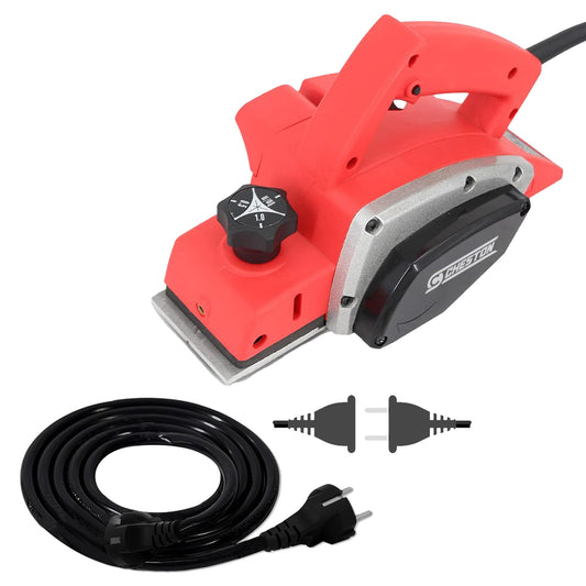 Cheston Electric Planer 550 wt 16000 rpm + 5 Meter Extension 2 Pin Cord Capacity Upto 1000W
