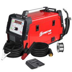 Cheston Ultra MIG/MMA Welding Machine 300A | Inverter IGBT Welding Machine Hot Start Anti Stick Function with Welding Torch, Mask & Other Accessories | (2-in-1) 300A Welder Flux Core Machine Tool