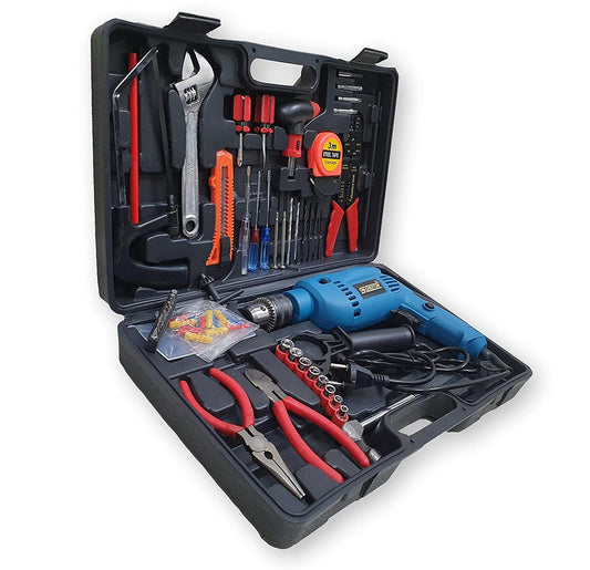 Powerful Cheston 13mm Drill Machine Tool Kit (CH-EID 300) Cum Screwdriver with Accessories Tools