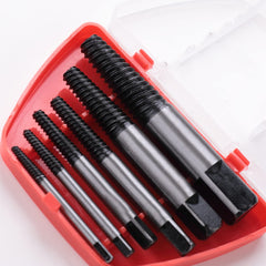 Cheston Damaged Screw Extractor Kit - 6-Piece Set for Stripped Screw and Broken Bolt Removal | Hanbon Remover Tools with Screwdriver Bit Set