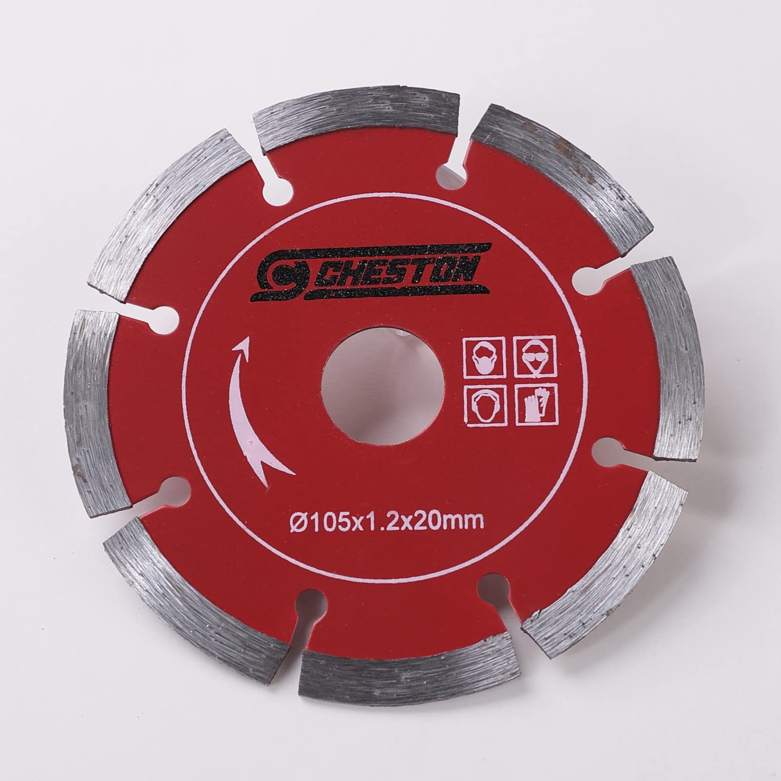 Cheston Cutting Blade 4 Inch Pack of 5 I Diamond Saw Blade Cutting Wheel I Sharp Cutter for Iron, Granite, Marble and Other Metal Cutting I Compatible with Bosch, Black+Decker, Ibell Angle Grinder (100mm/4inch)