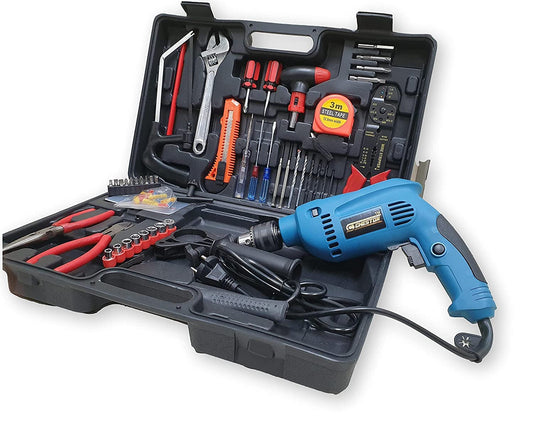 Powerful Cheston 13mm Drill Machine Tool Kit (CH-EID 300) Cum Screwdriver with Accessories Tools