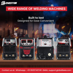 Cheston Ultra MIG/MMA Welding Machine 300A | Inverter IGBT Welding Machine Hot Start Anti Stick Function with Welding Torch, Mask & Other Accessories | (2-in-1) 300A Welder Flux Core Machine Tool